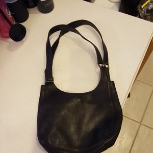 Enzo Angiolini leather 2-strap purse.
